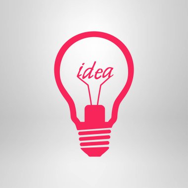 Ampul insan simgesi.