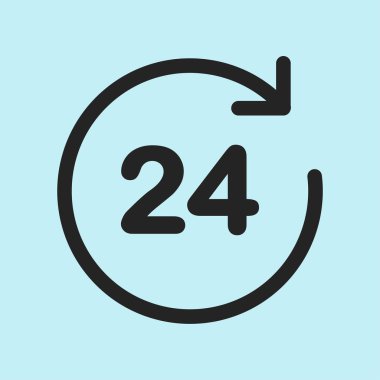 Saat saat etrafında bir gün simgesini açın..