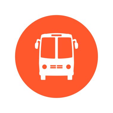 Otobüs simgesi. Lokomotif sembolü. Uluslararası Turizm trafik. Rahat Araçlar.