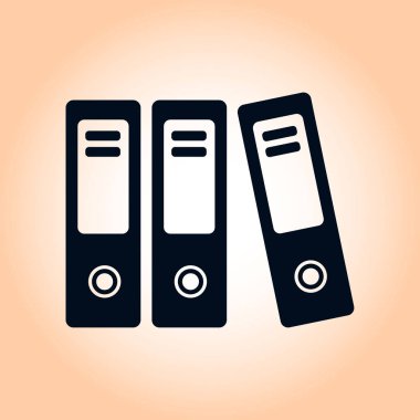 Evrak ve belgeler Office klasörler. Arşiv klasör simgesi. 