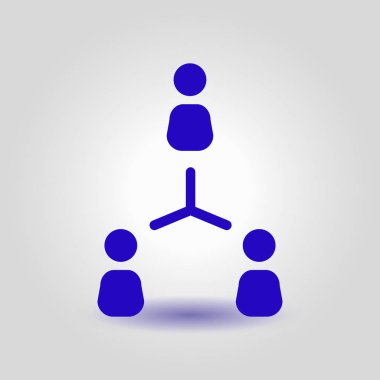 İletişim kavramı, vektör çizim basit simgesi