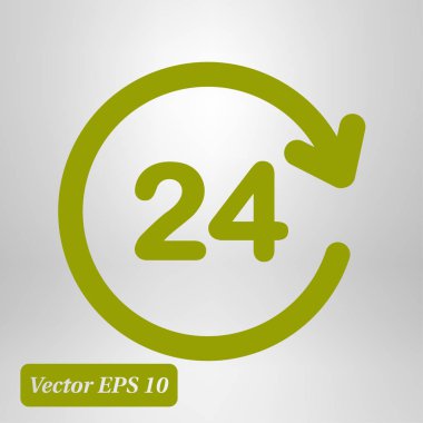 Saat saat etrafında bir gün simgesini açın..