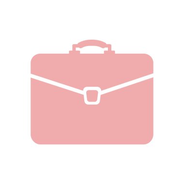 Evrak çantası ikonu, vektör illüstrasyonu. düz tasarım biçimi. 