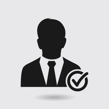 Kullanıcı işareti simgesi ekleyin. Arkadaş simgesi eklemek. Düz tasarım stili.