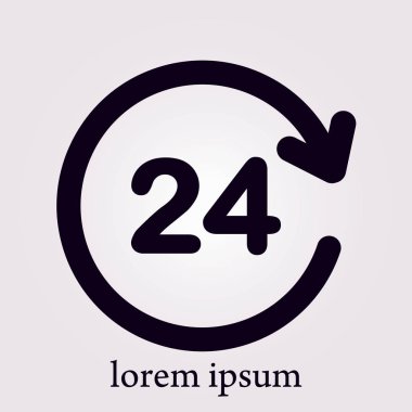 Saat saat etrafında bir gün simgesini açın..