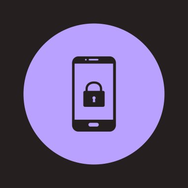 Internet güvenlik kavramı simgesi. Kimlik ve koruma simgesi.