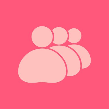 İnsanlar ya da sosyal işareti simgesi. İş en az sosyal gruplar.