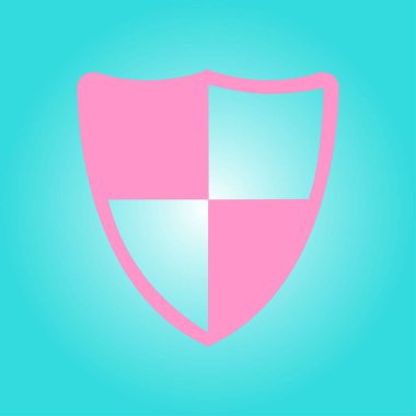 Kalkan kutsal kişilerin resmi. Koruma kavramı. Algılamak ve bilgisayar virüsleri yok etmek için tasarlanmış yazılım.