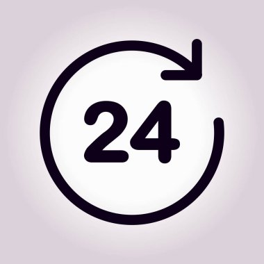 Saat saat etrafında bir gün simgesini açın..