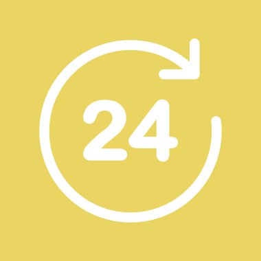 Saat saat etrafında bir gün simgesini açın..