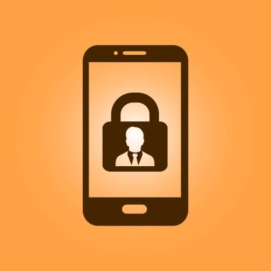 Internet güvenlik kavramı simgesi. Kimlik ve koruma simgesi.