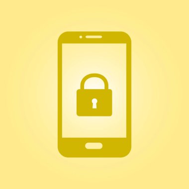 Internet güvenlik kavramı simgesi. Kimlik ve koruma simgesi.