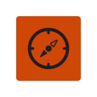 Vektör pusula simgesini. Yöreden yönde. Düz tasarım stili.