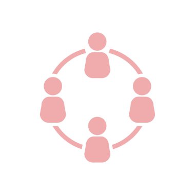 İletişim konsepti. Sosyal ağ tek simgesi. Küresel teknoloji İş dünyasındaki sosyal bağlantılar ağı.