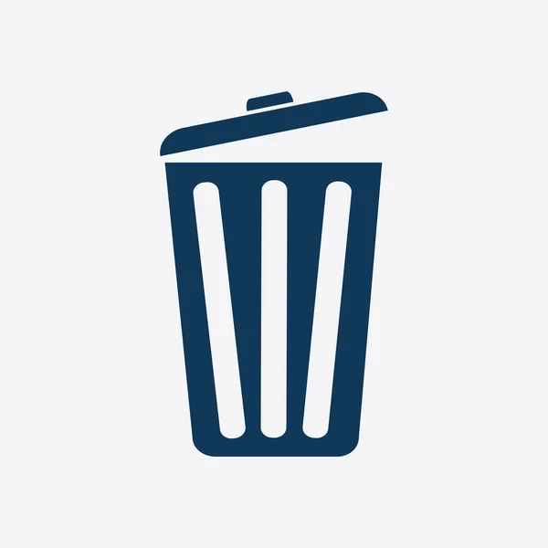 Trash Can Icon Delete Move Trash Clear Disk Space Vector — Stock Vector