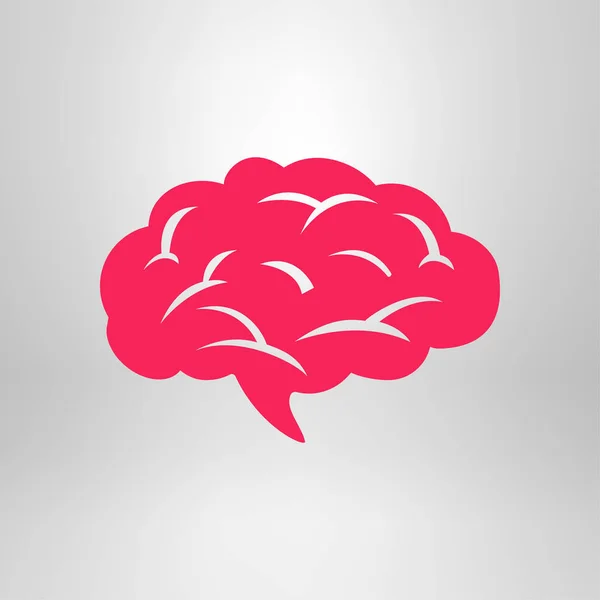 Beyin Simgesi Nsan Akıllı Akıllı Zihin Nöroloji Sembolü — Stok Vektör