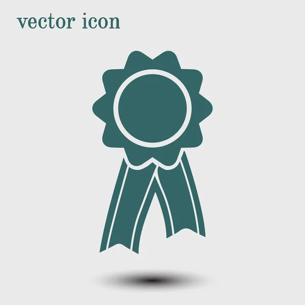 Значок Иконкой Ленты Розетка Ленточкой — стоковый вектор