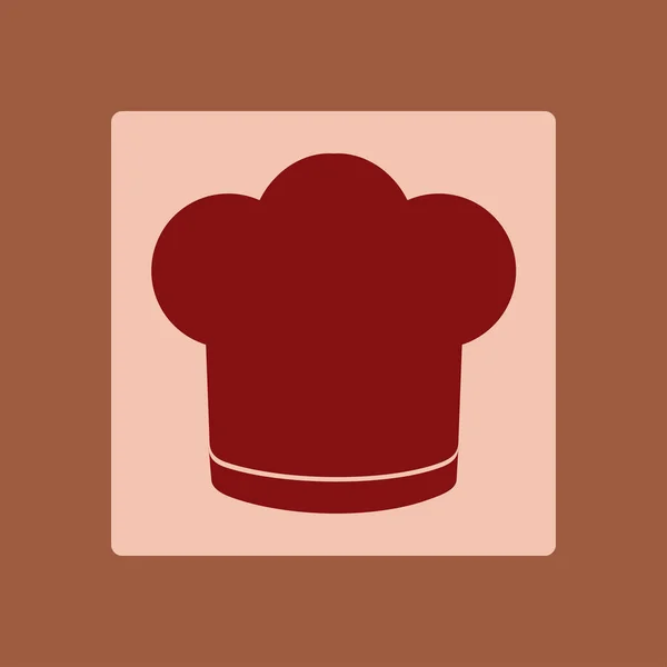 Εικονίδιο Σημάδι Καπέλο Του Σεφ Μαγείρεμα Σύμβολο Καπέλο — Διανυσματικό Αρχείο