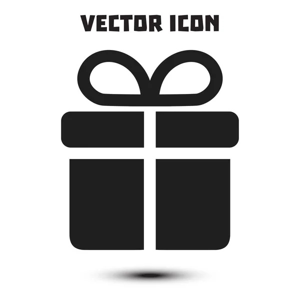 Icône Boîte Cadeau Présent Une Offre Personnelle Emballage Cadeau — Image vectorielle