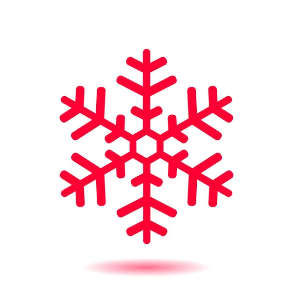 Icono Del Copo Nieve Decoración Año Nuevo Todo Para Celebrar — Vector de stock