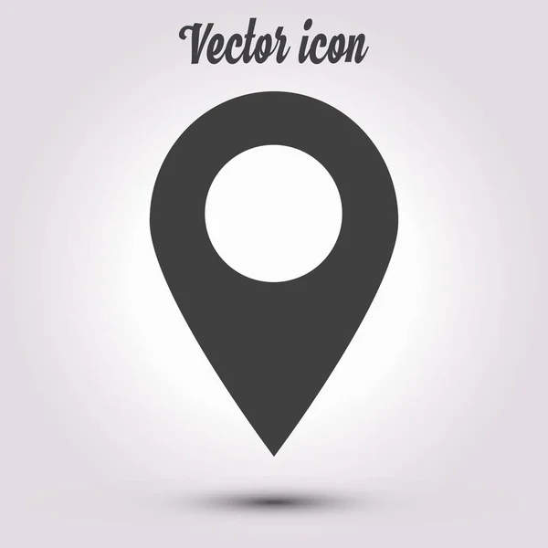 Icône Simple Broche Navigation Illustration Vectorielle — Image vectorielle