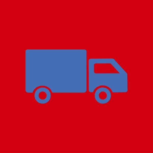 Delivery Truck Sign Icon Cargo Van Symbol Shipments Free Delivery — Stock Vector