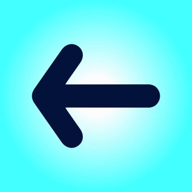 Ok simgesi. Kara navigasyonu için işaretçi yönünü.