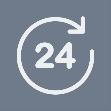 Saat saat etrafında bir gün simgesini açın..