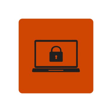 Internet güvenlik kavramı simgesi. Kimlik ve koruma simgesi.