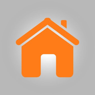 Düz tasarım stili vektör ev simgesini.