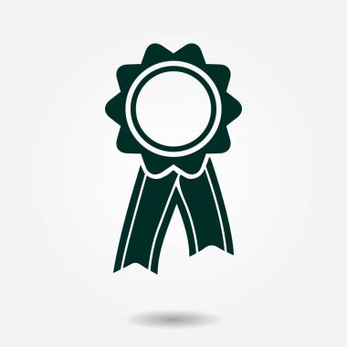  Kurdele simgesi ile rozet. Ödülü rozet şerit erkek ile.