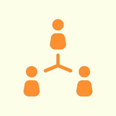 İletişim konsepti. Sosyal ağ tek simgesi. Küresel teknoloji İş dünyasındaki sosyal bağlantılar ağı.