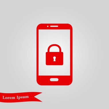 Internet güvenlik kavramı simgesi. Kimlik ve koruma simgesi.