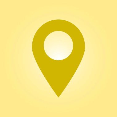 Basit gezinme simgesi, vektör illüstrasyonu