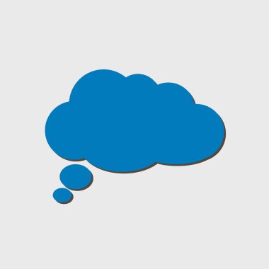 Sohbet düz Icon.Badge tartışma, diyalog, yazışma karakter.