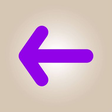 Ok simgesi. Kara navigasyonu için işaretçi yönünü.