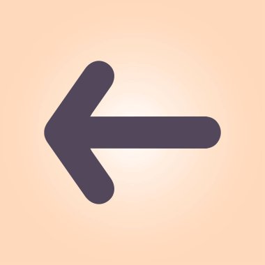 Ok simgesi. Kara navigasyonu için işaretçi yönünü.