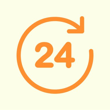 Saat saat etrafında bir gün simgesini açın..