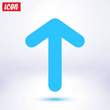 Ok simgesi. Kara navigasyonu için işaretçi yönünü.