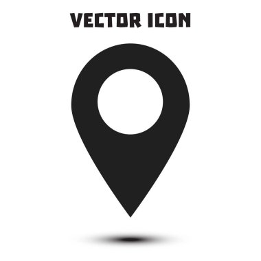 Basit gezinme simgesi, vektör illüstrasyonu