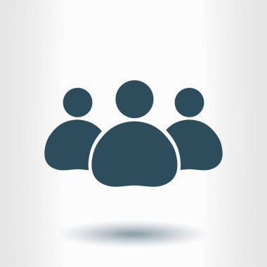 Takım iş simgesi. Ofis çalışanları ve iş takım.