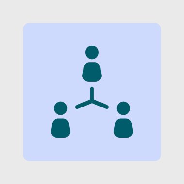 İletişim konsepti. Sosyal ağ tek simgesi. Küresel teknoloji İş dünyasındaki sosyal bağlantılar ağı.