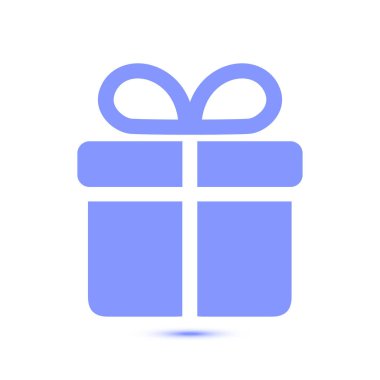 Hediye kutusu simgesi. Hediye - kişisel bir teklif. Hediye paketleri.