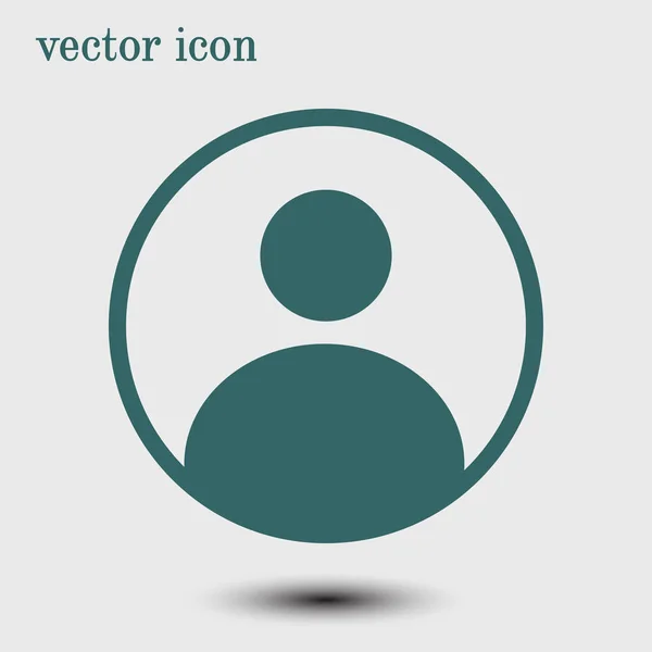 Verbindungszeichen Benutzerzeichen Symbol Personensymbol Menschlicher Avatar Flat Style — Stockvektor