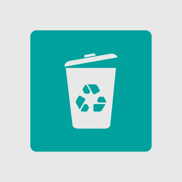 Trash Can Icon Delete Move Trash Clear Disk Space Vector — Stock Vector