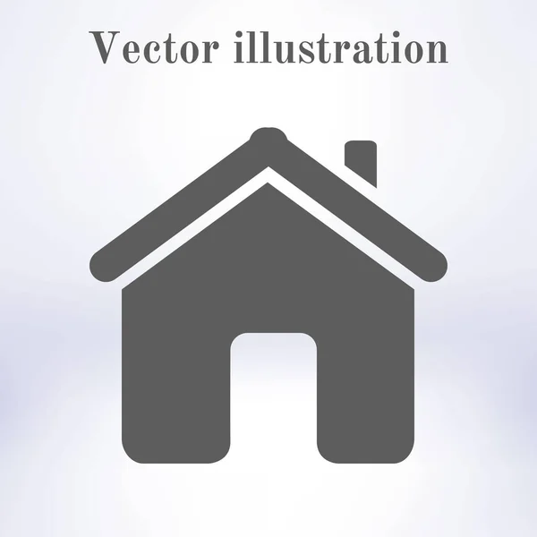 Ícone Casa Vetor Estilo Design Plano — Vetor de Stock