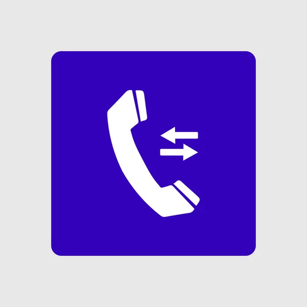 Phone Icon Flat Design Style Feedback Symbol — Stock Vector