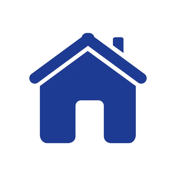 Pictogram Van Vector Home Vlakke Stijl — Stockvector