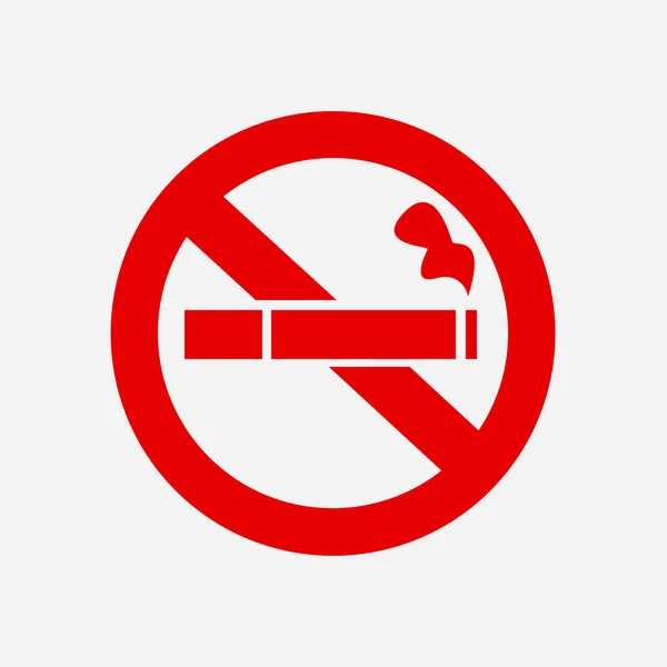 stock vector No smoke icon. Stop smoking symbol. Vector illustration. Filter-tipped cigarette. Icon for public places. 