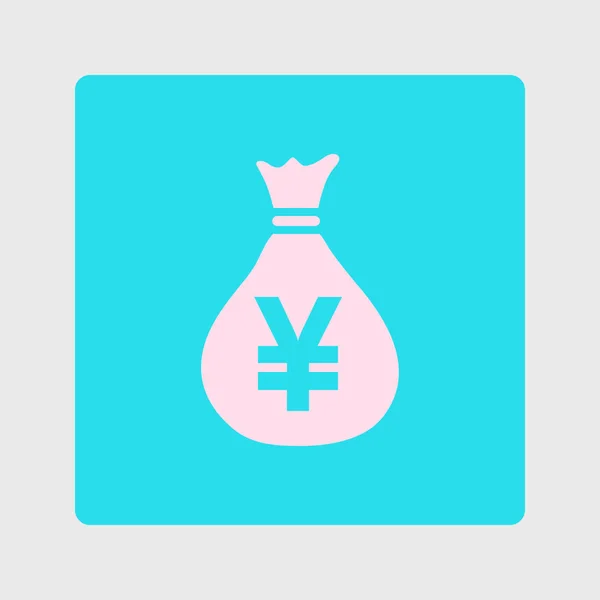 Yen Jpy Symbole Bulle Discours Devise Style Design Plat — Image vectorielle